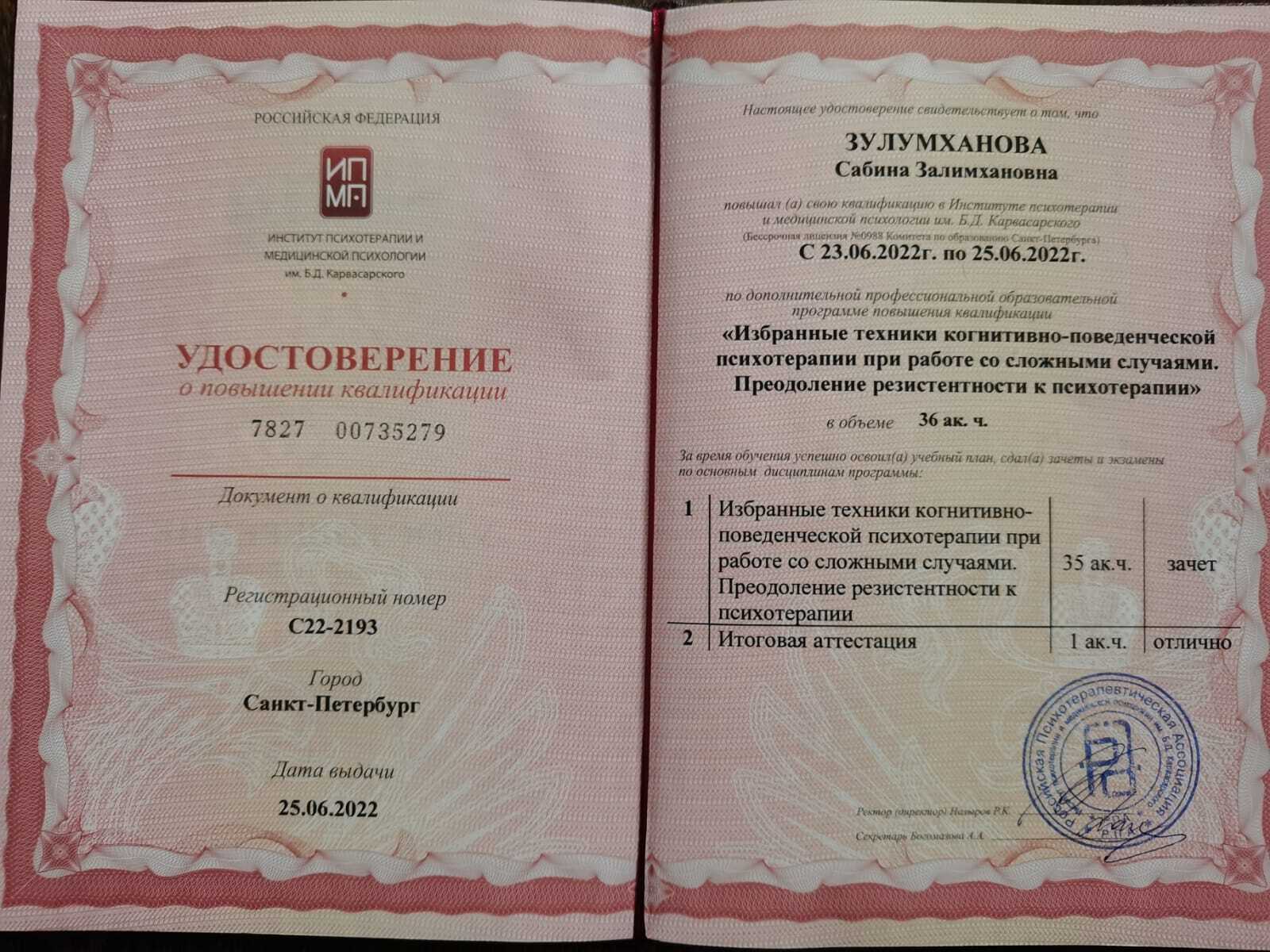 Избранные техники КПТ